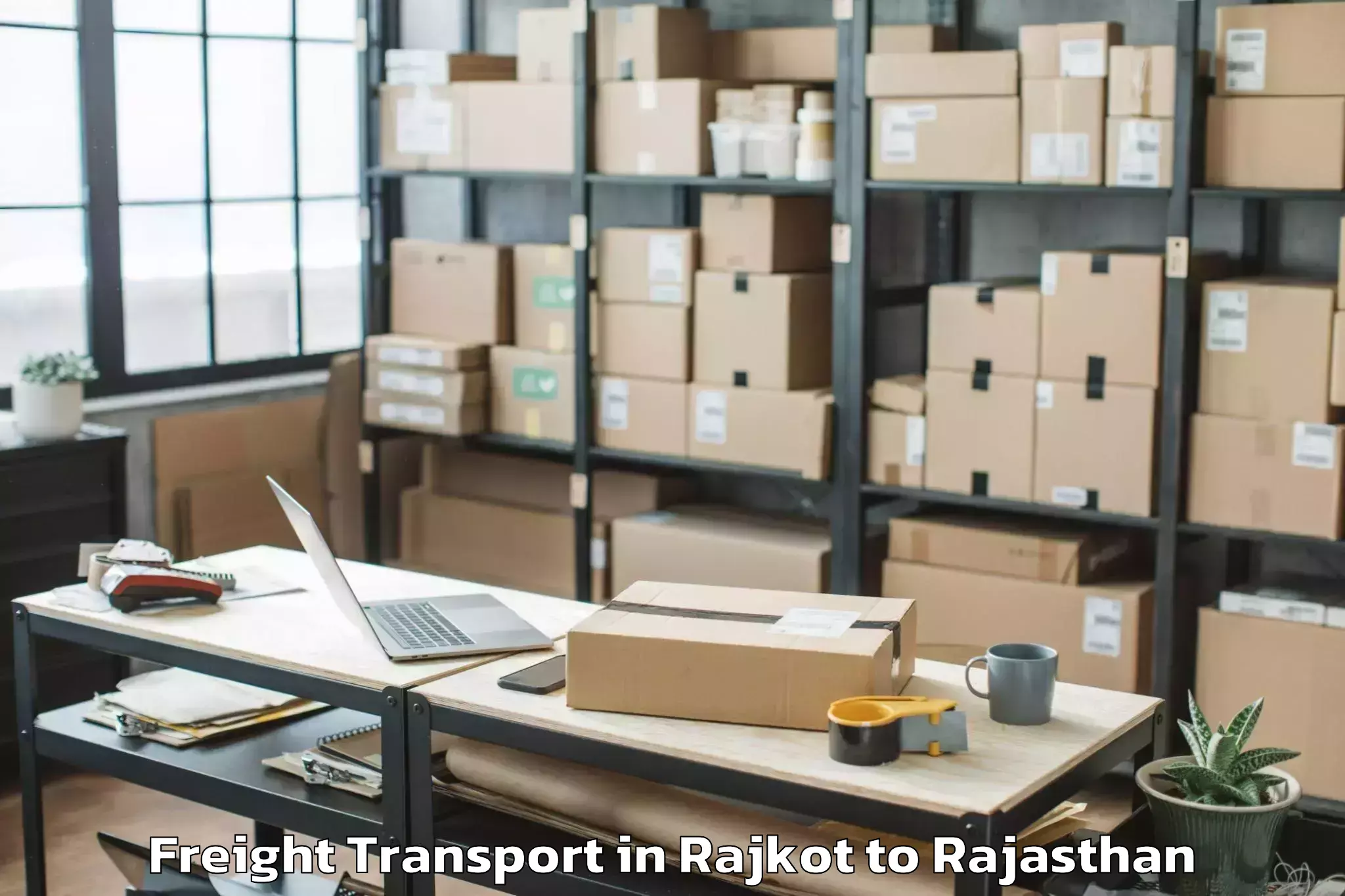 Reliable Rajkot to Rupbas Freight Transport